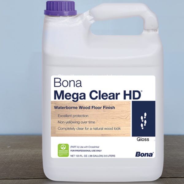 Bona Mega Clear HD Gloss Waterborne finish